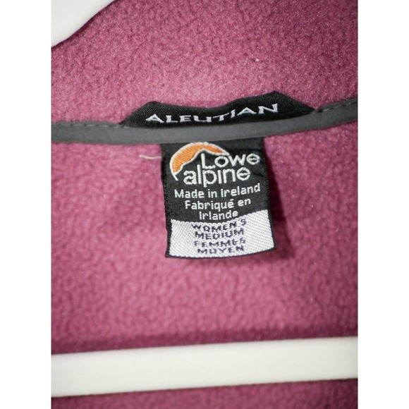 Vintage Lowe Alpine Polartec Fleece Jacket Women's Medium Purple 1/4 Zip Ireland - Picture 7 of 16